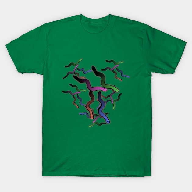 Snakes T-Shirt by IanWylie87